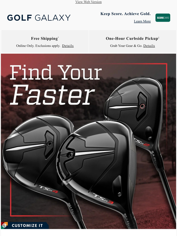 Golf Galaxy Refresh your bag with new, topperforming clubs Milled