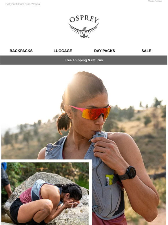 Osprey Packs Bestinclass trail running packs Milled