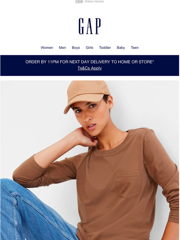 gap europe online store