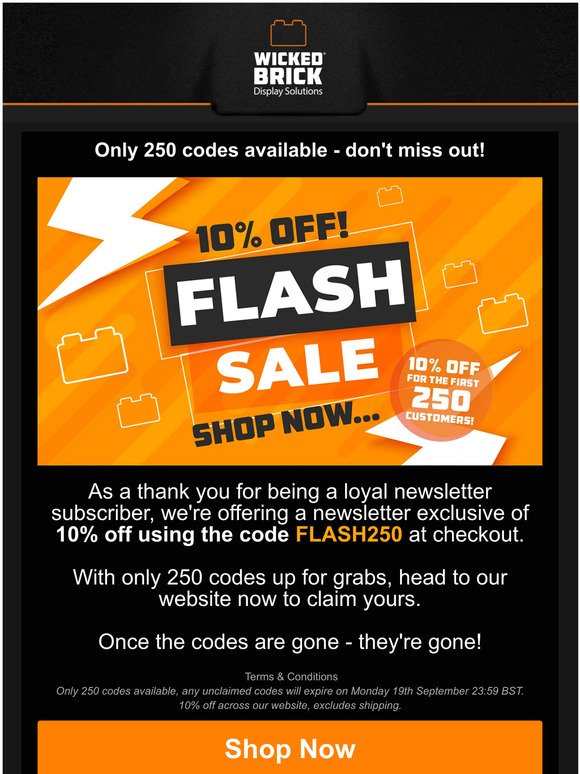 How does 10% off sound?
