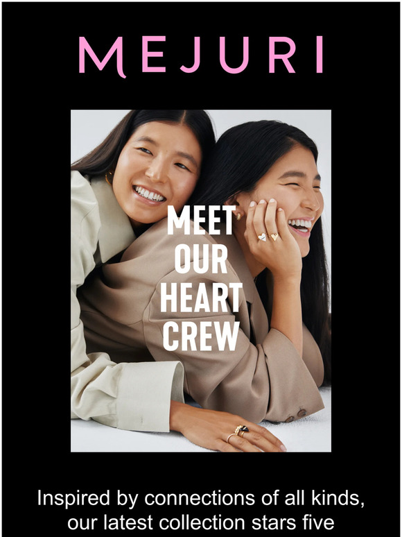 Mejuri How do you wear your 💗out? Milled