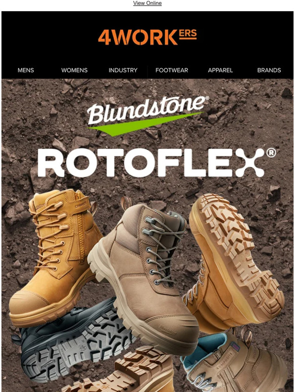 Blundstone's Newest Range ROTOFLEX Has Dropped