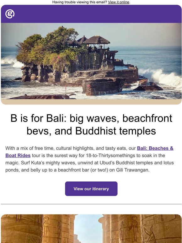 Beach daze in Bali + Tips for solo Egypt travel