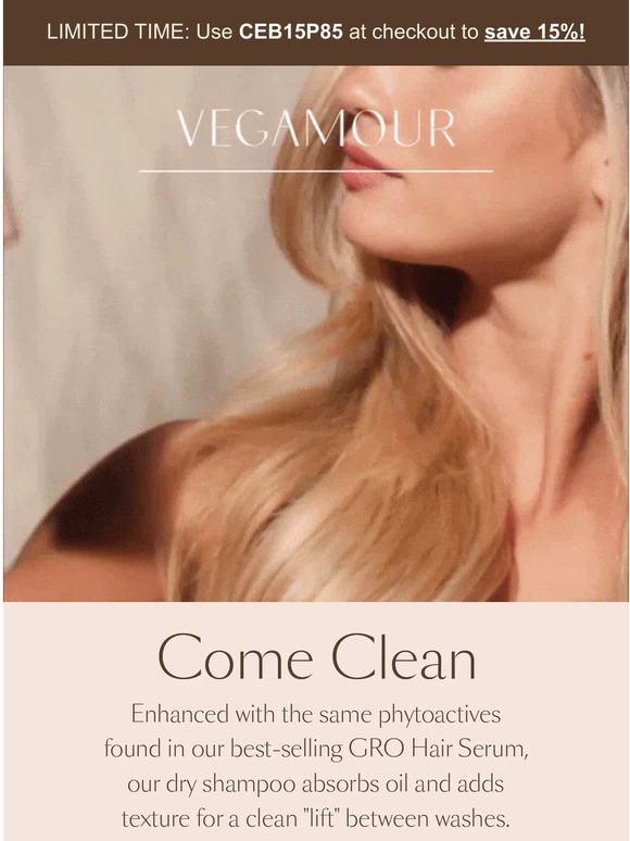 Vegamour Meet the Dry Shampoo You Never Knew You Needed Milled