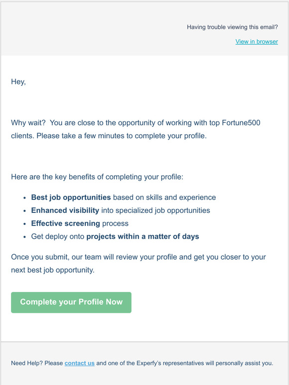 4 Key Benefits of Completing your Profile - Start Now!