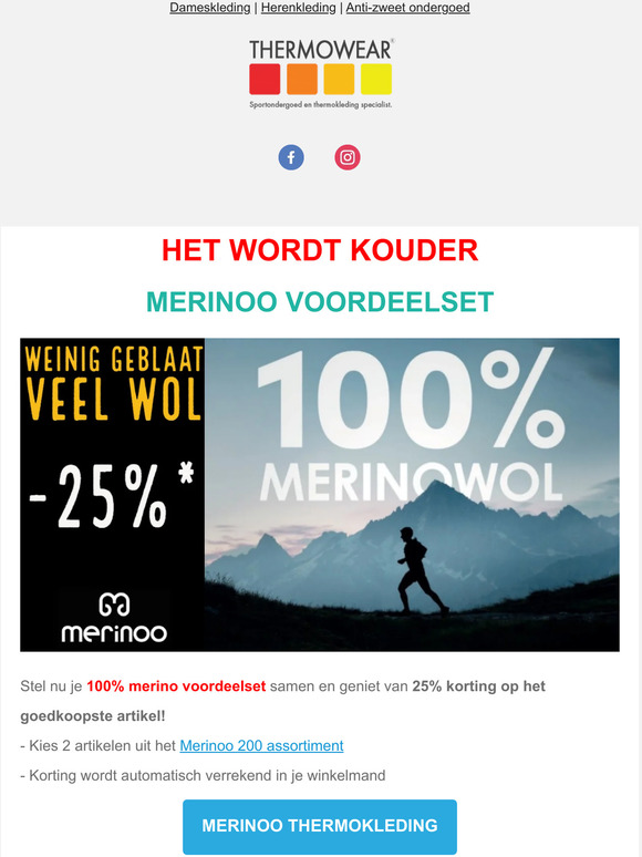 Het wordt een kouder! Sla nu je slag!