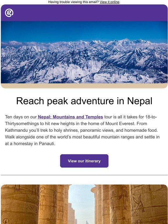 Hit your peak in Nepal + Tips for solo Egypt travel