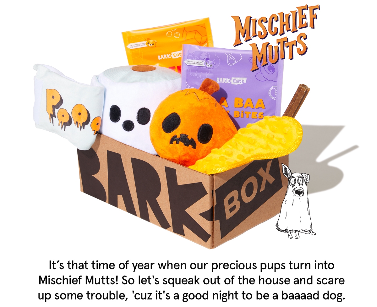 Mischief Mutts, Halloween themed Dog Toys