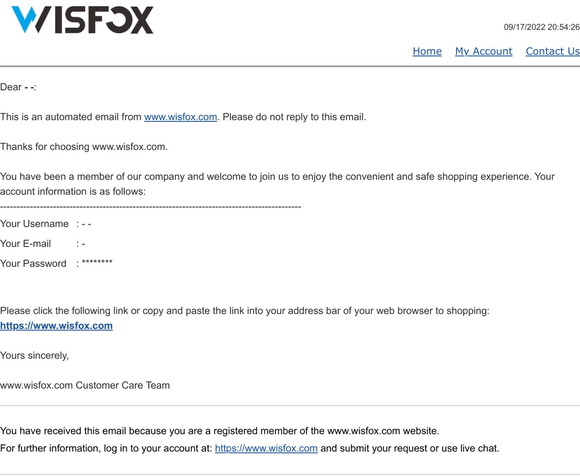 Welcome to www.wisfox.com.
