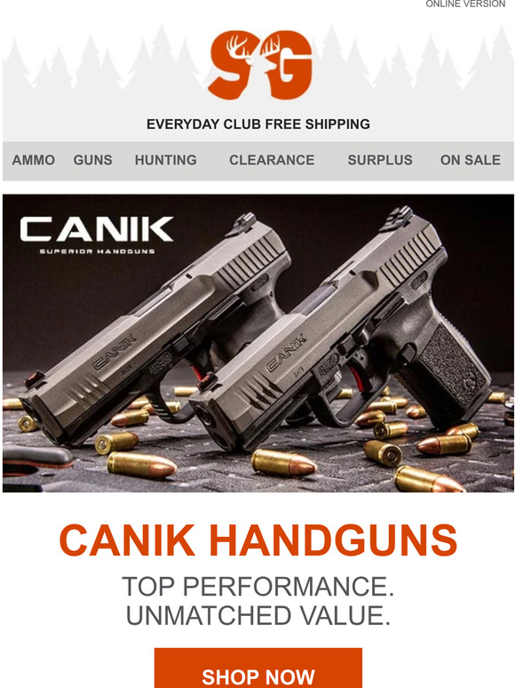 The Sportsman's Guide Canik Handguns More Bang for Your Buck Milled