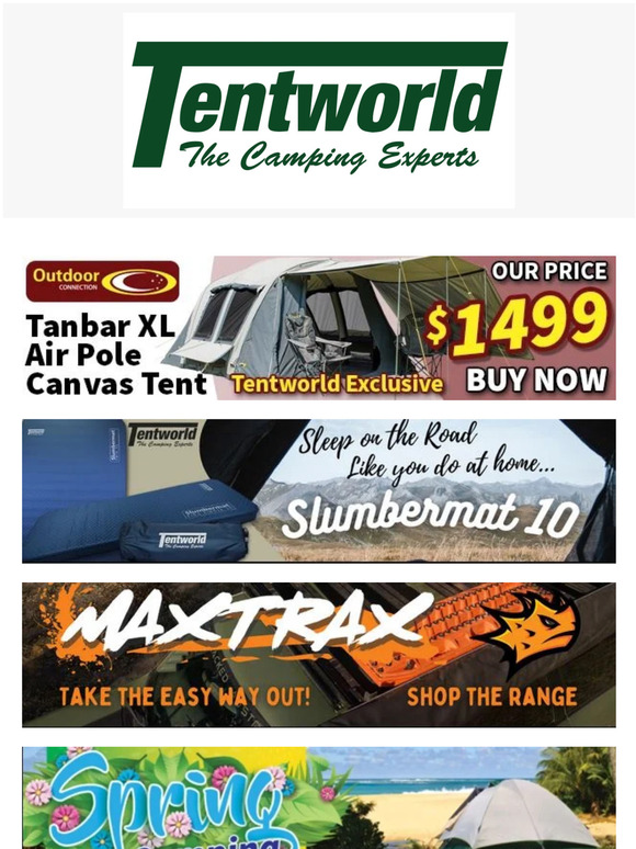 Tentworld clearance