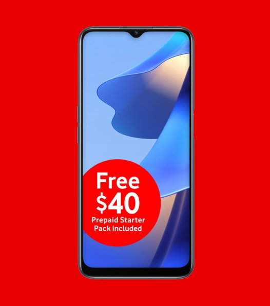 Vodafone Oppo A16S $199. Save $50.