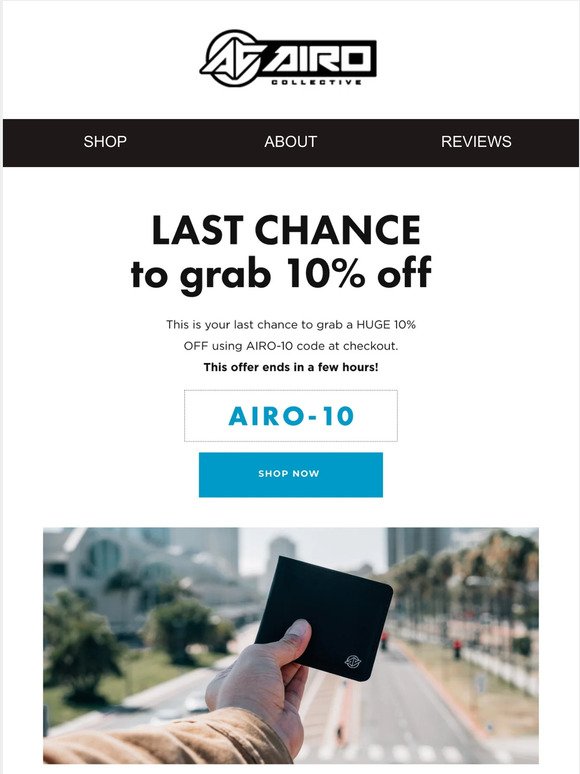Last Chance to Grab 10% Off