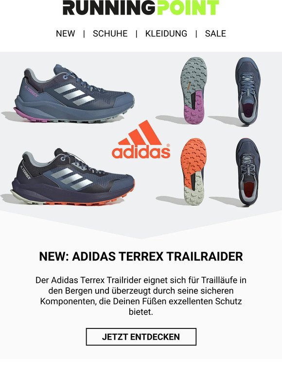 Entdecke den neuen Terrex Trailraider von Adidas