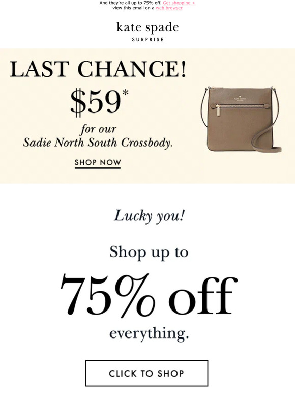 Kate Spade New York Email Newsletters Shop Sales, Discounts, and