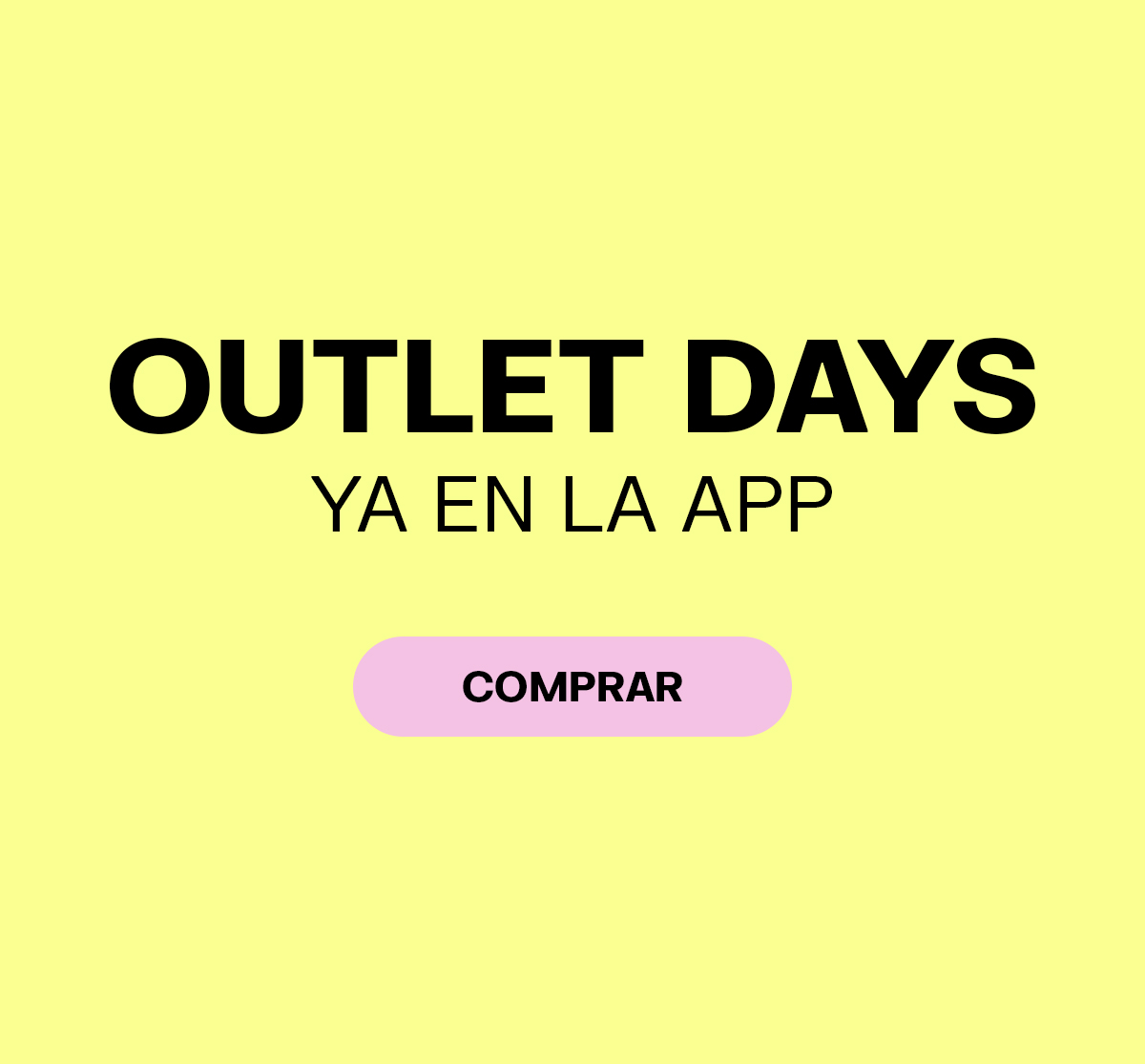 Bimba Lola OUTLET DAYS 48h. Ya en la App Milled