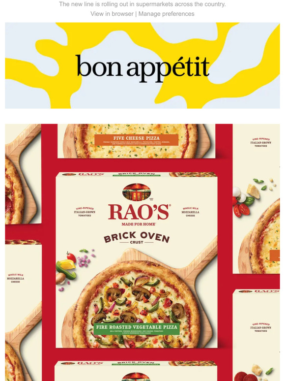 Bon Appétit Rao’s New Frozen Pizza, Tested and Reviewed Milled