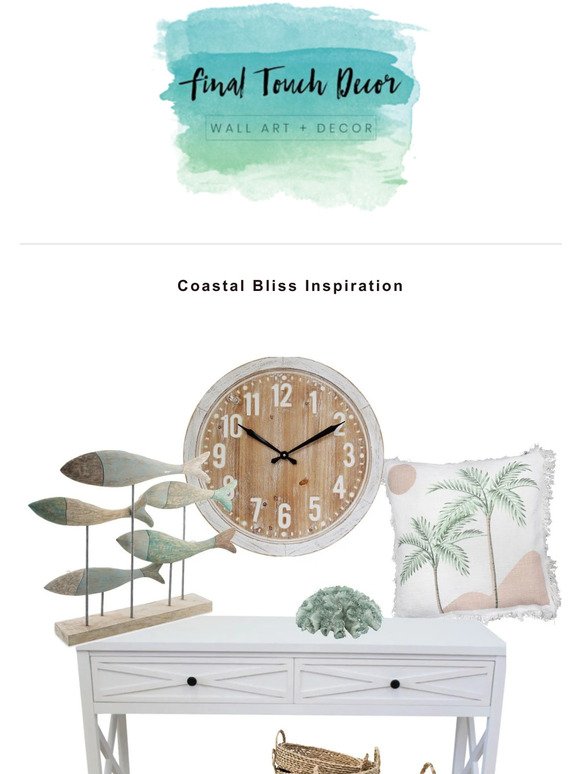 Coastal Bliss - New Wall Art & Homewares