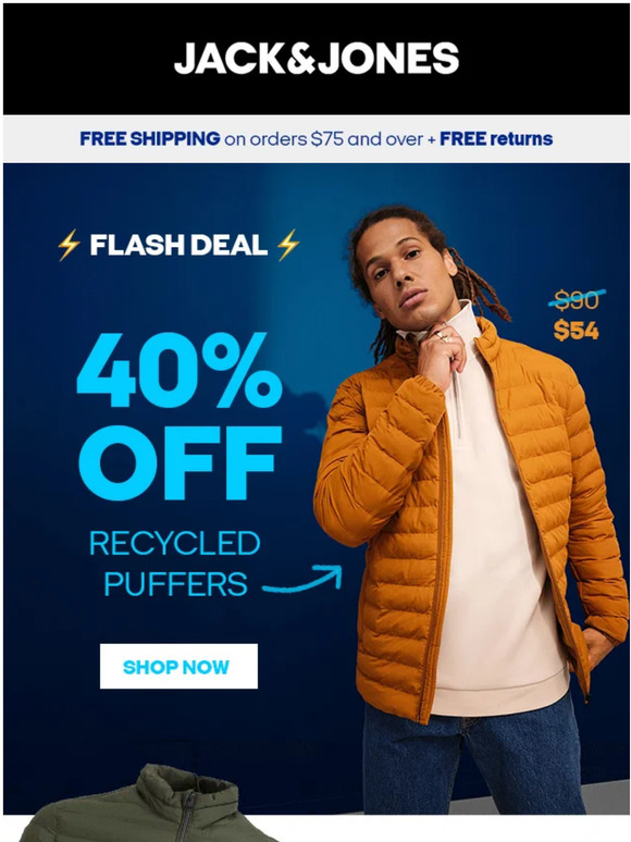 JACK & JONES CANADA 36 Reasons Why You Need A Recycled Puffer Milled