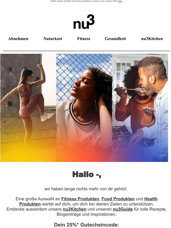 nu3 —, lange nichts von dir gehört! 💜 Milled