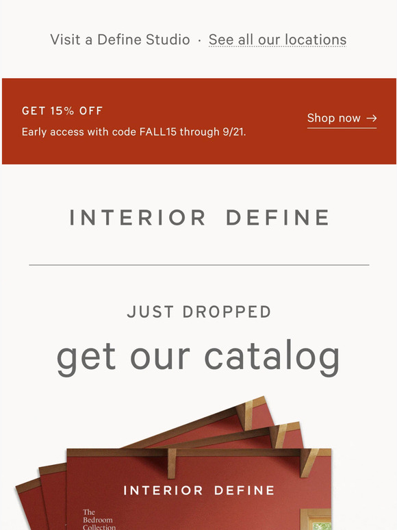 Interior Define New catalog just dropped Milled