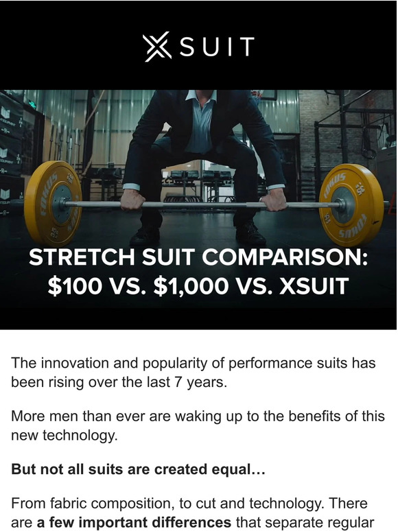 xSuit 4.0 Black  Performance Stretch & Machine Washable Men's Suit