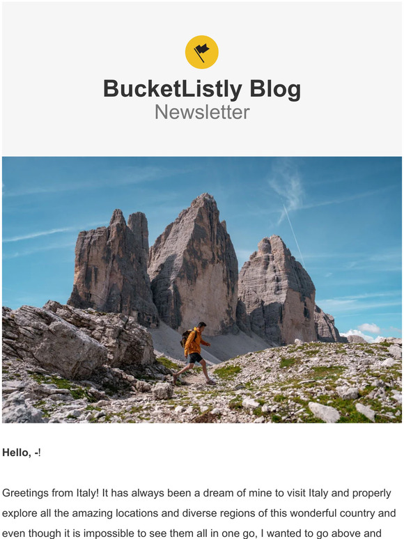 Trip Report: Northern Italy Part 1/3