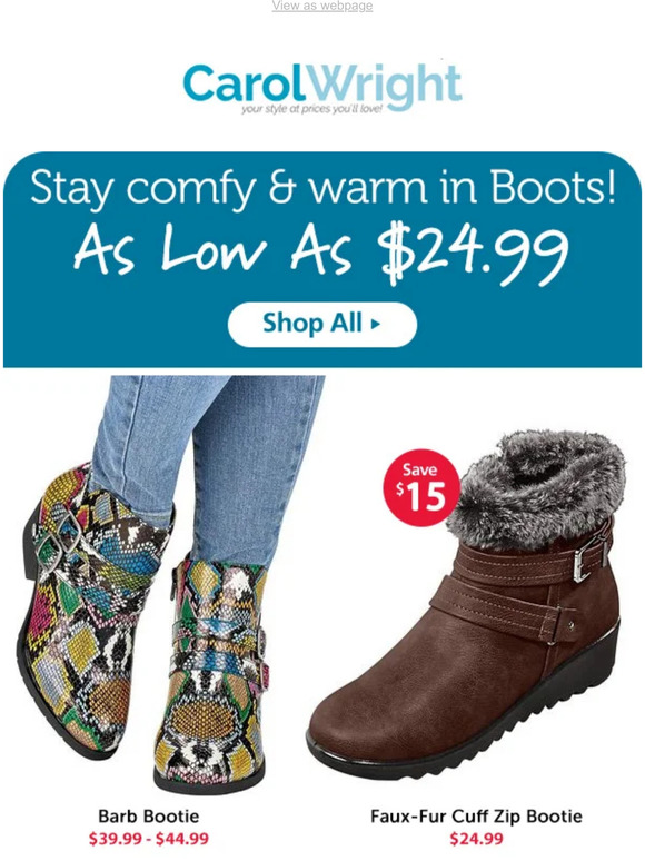 Dr. Leonard's Healthcare/Carol Wright Gifts Stay comfy and warm in