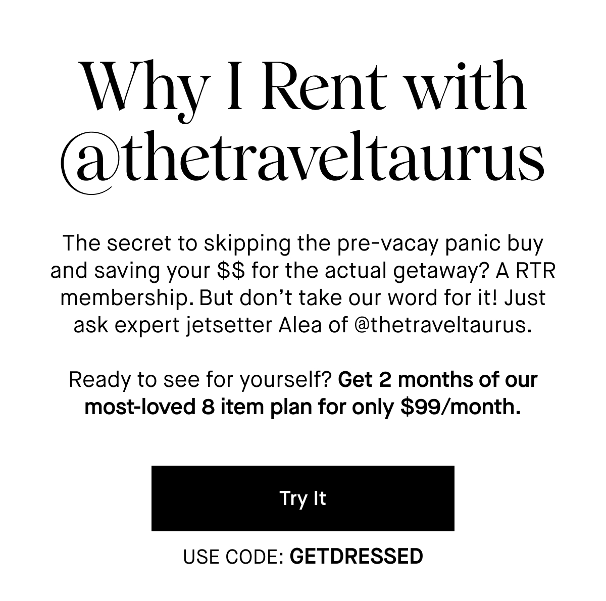 Rent the Runway Open this before your next panic buy Milled