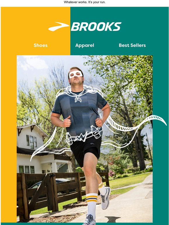 Brooks Running Racking up points for every dog you see? Milled