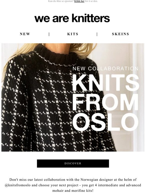 ✨New collaboration✨Knits from Oslo for WAK.