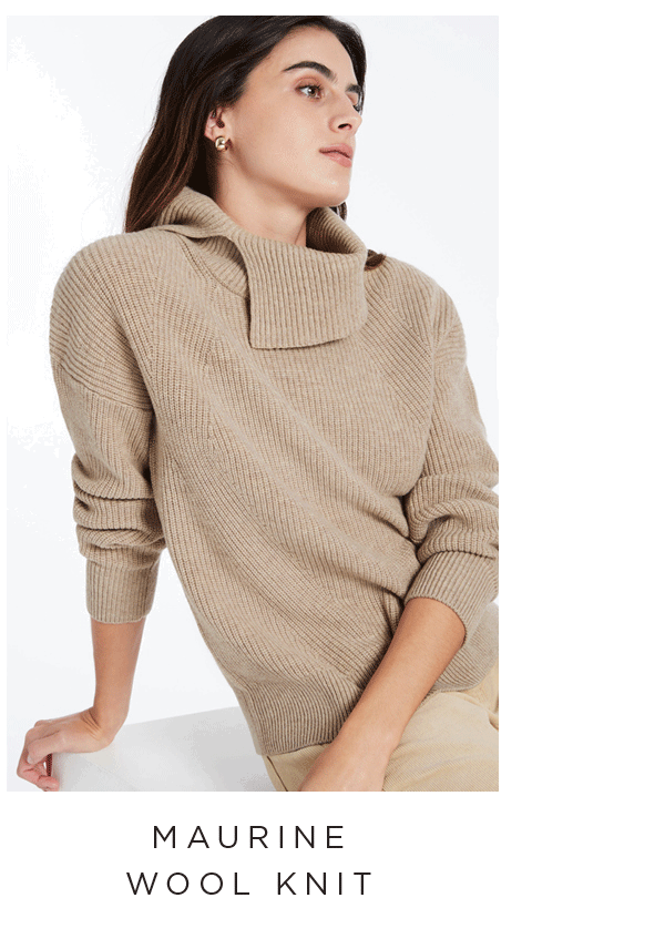 MAURINE ASYMM NECK KNIT