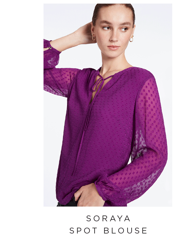 SORAYA SPOT BLOUSE