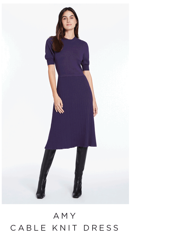 AMY CABLE KNIT DRESS