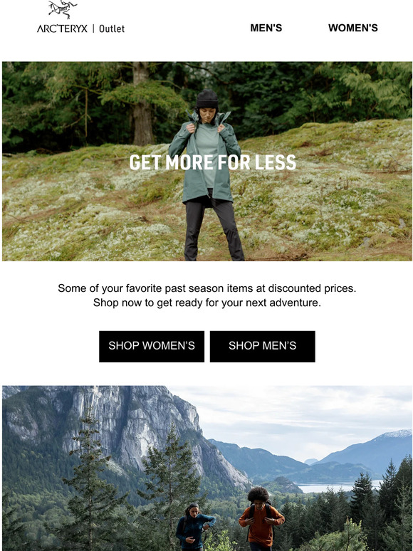 Arcteryx EOutlet Fall Favourites, Restocked Milled