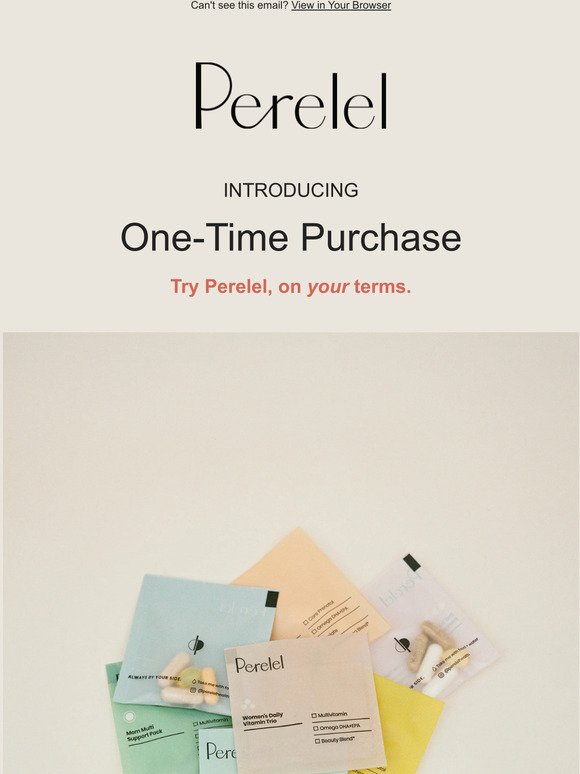 Now Available: One-Time Purchase