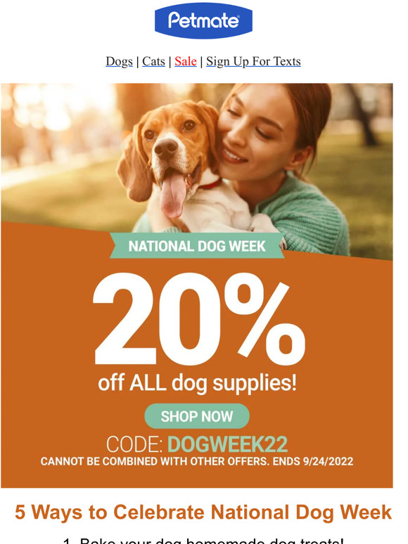 Petmate Ways to Celebrate National Dog Week with Your Dog! Milled