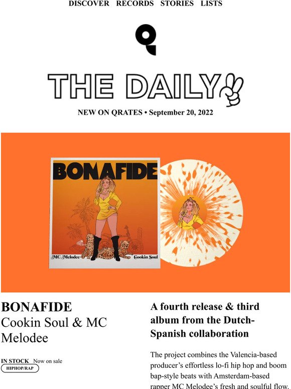 Qrates Daily: Cookin Soul & MC Melodee, "BONAFIDE"
