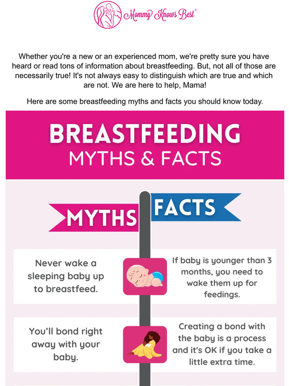 Let’s debunk these popular breastfeeding myths!