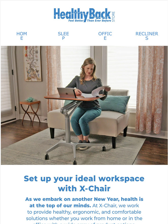 Healthy Back Store Set up your ideal workspace with XChair Milled