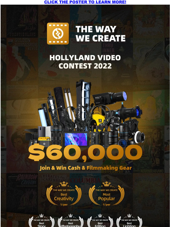 Announcing the 2022 HOLLYLAND Video Contest! Wait for you to join and have fun