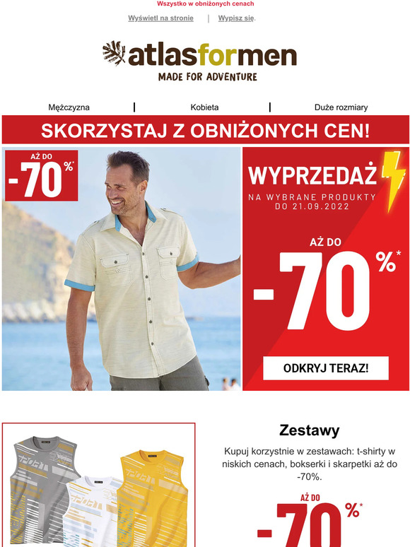 Atlas For Men Wyprzedaż trwa 🔥 Milled