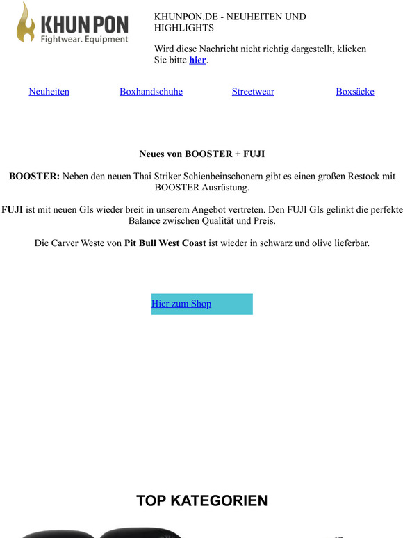 BOOSTER & FUJI mit neuen Produkten + die CARVER Weste ist zurück