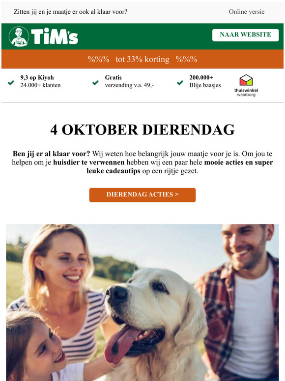 Nog maar 2 weken tot dierendag