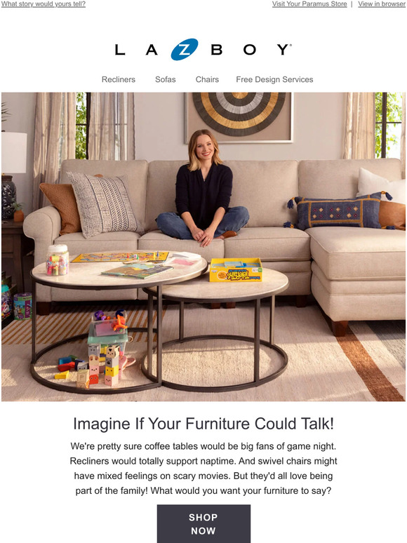 LaZBoy Furniture is Part of the Family! Milled