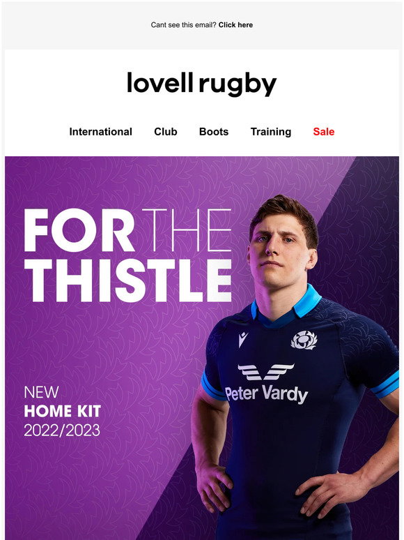 Lovell Rugby: Just Landed - Scotland 22/23 Home Shirt 🚨 | Milled