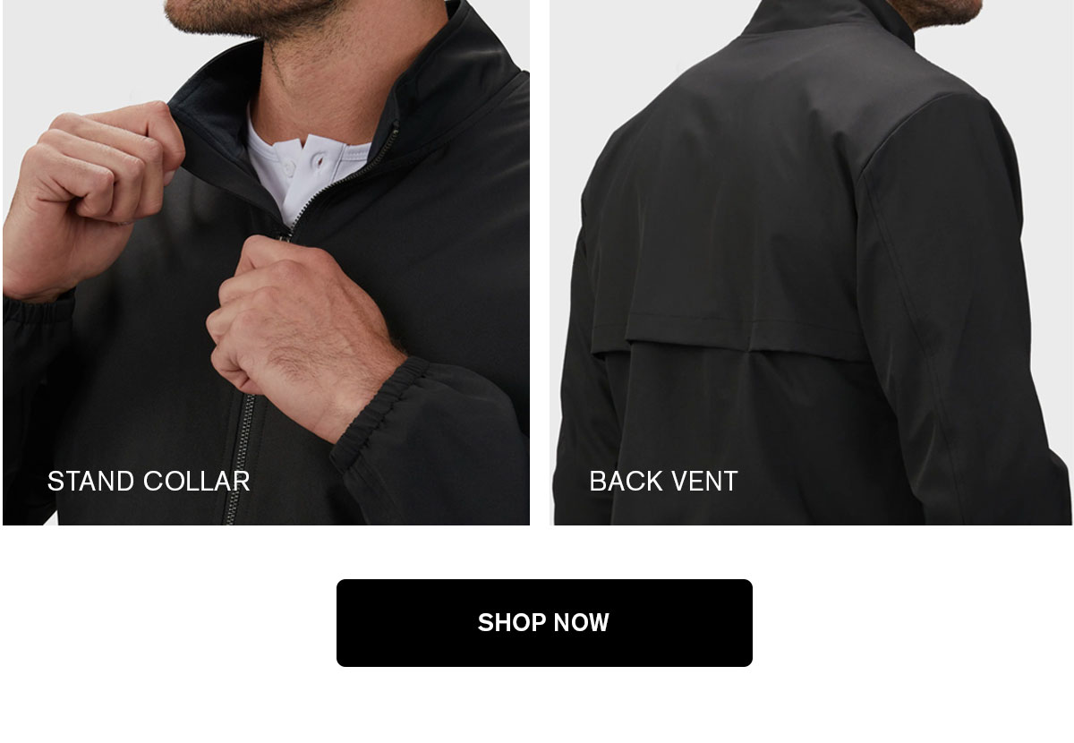 Stand Collar + Back Vent