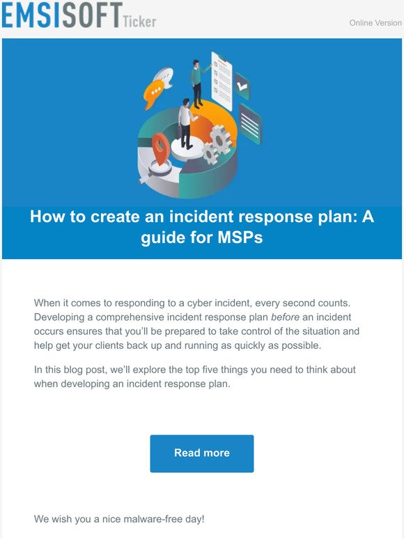 How to create an incident response plan: A guide for MSPs