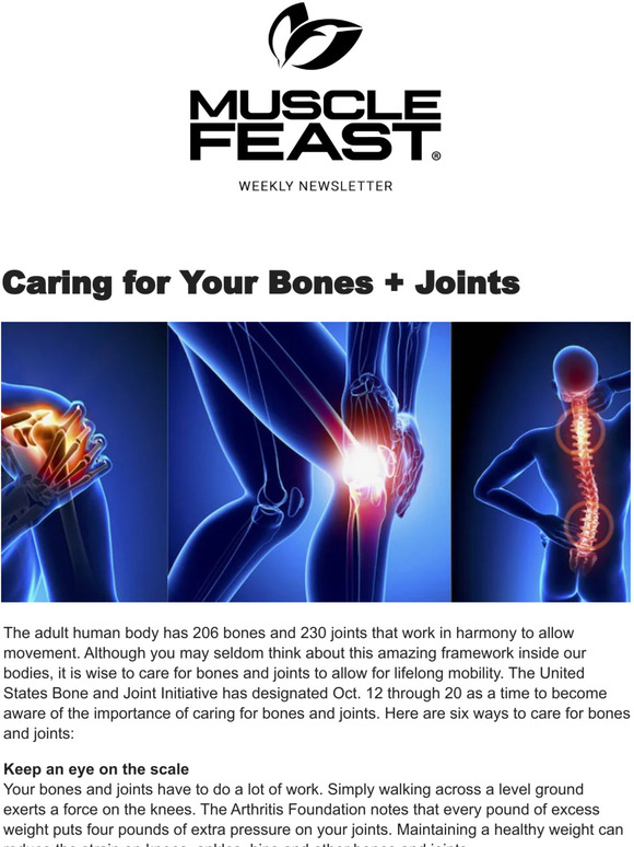 Muscle Feast, LLC Caring for Your Bones + Joints Milled
