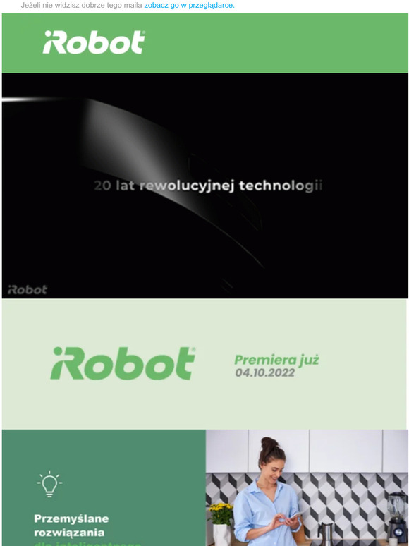 iRobot - Premiera Nowego modelu już wkrótce